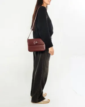 Cartier Burgundy Leather Must de Cartier Crossbody Bag