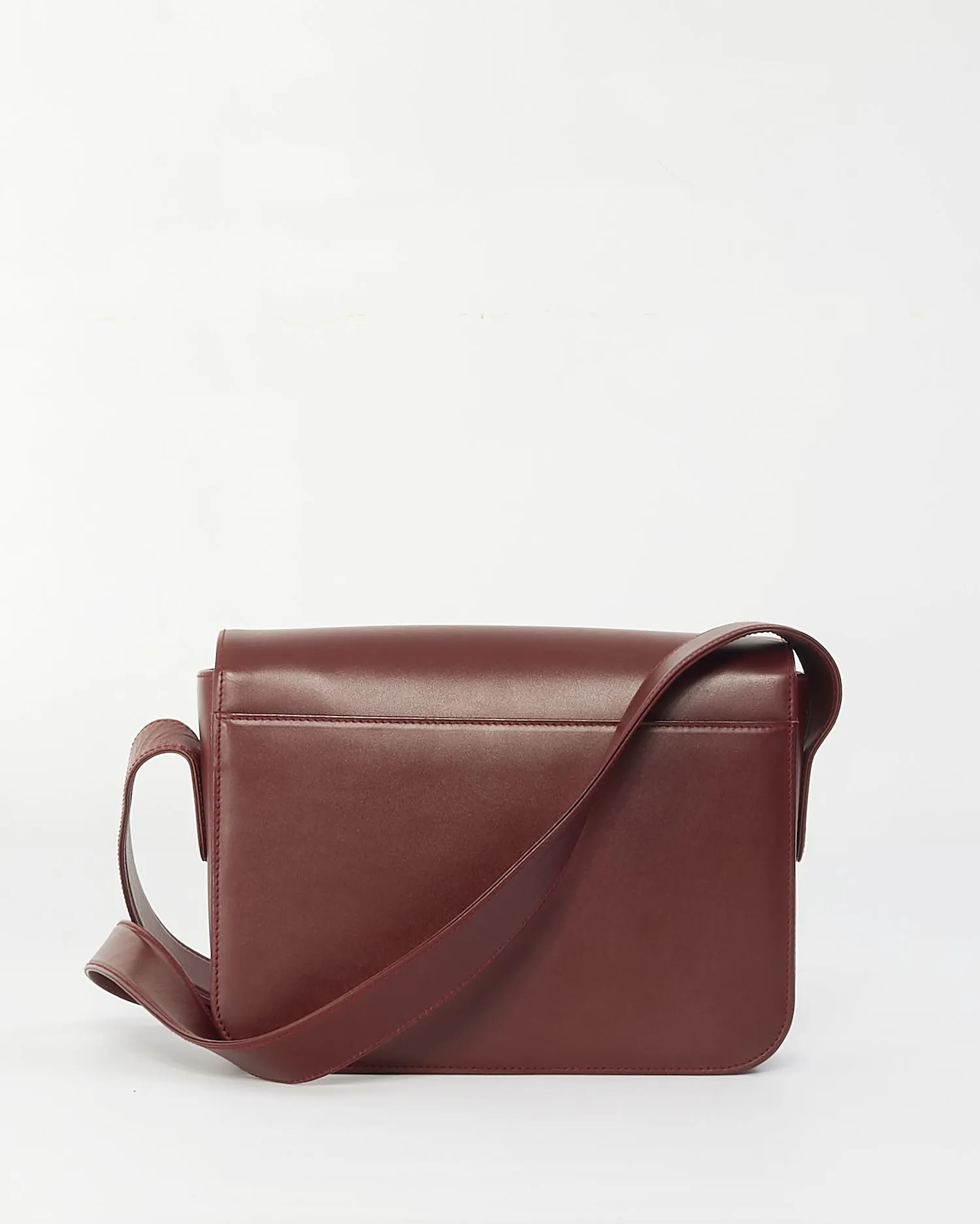 Cartier Burgundy Leather Must de Cartier Crossbody Bag