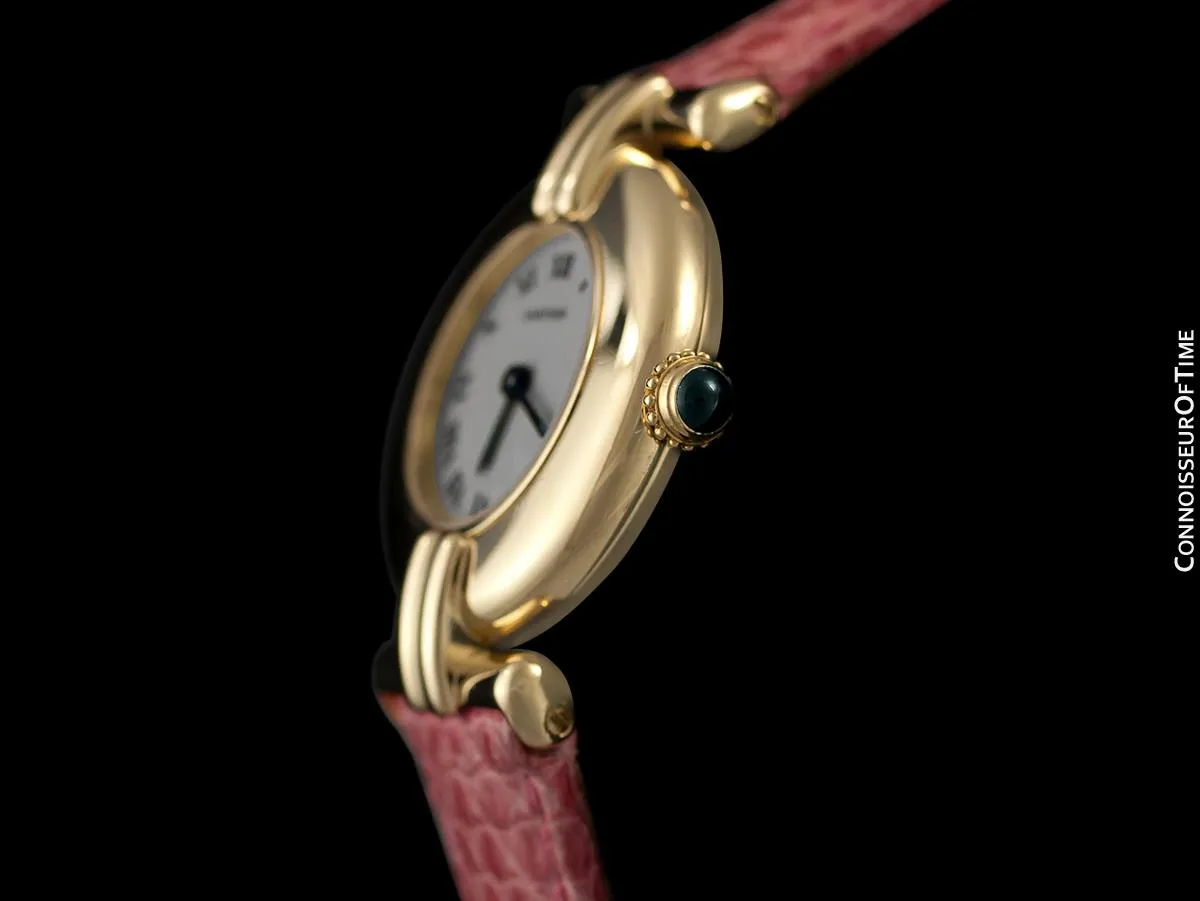 Cartier Colisee Ladies Vendome Watch - Solid 18K Gold