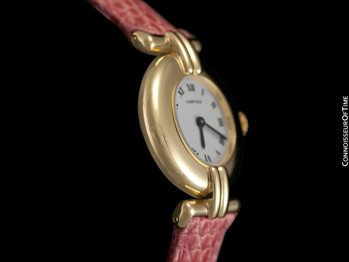 Cartier Colisee Ladies Vendome Watch - Solid 18K Gold