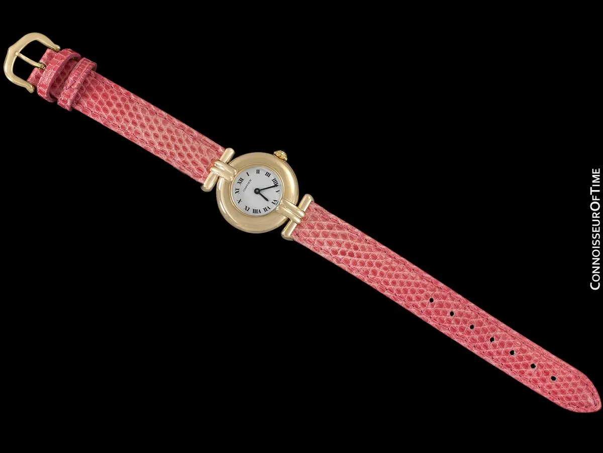 Cartier Colisee Ladies Vendome Watch - Solid 18K Gold