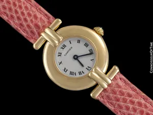 Cartier Colisee Ladies Vendome Watch - Solid 18K Gold
