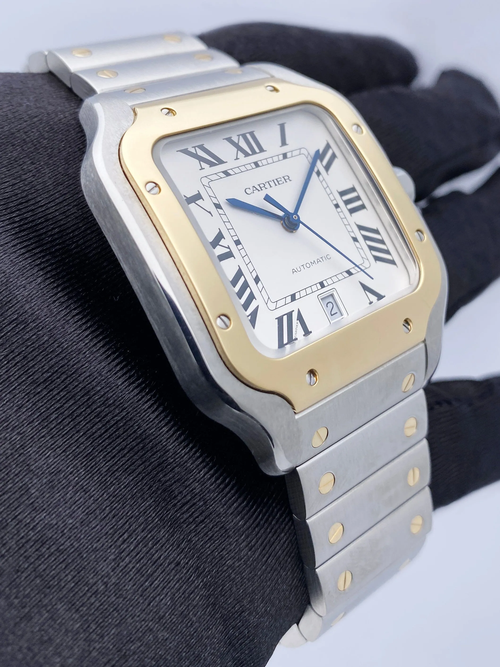 Cartier Santos W2SA0009 Large Size Mens Watch Box Papers