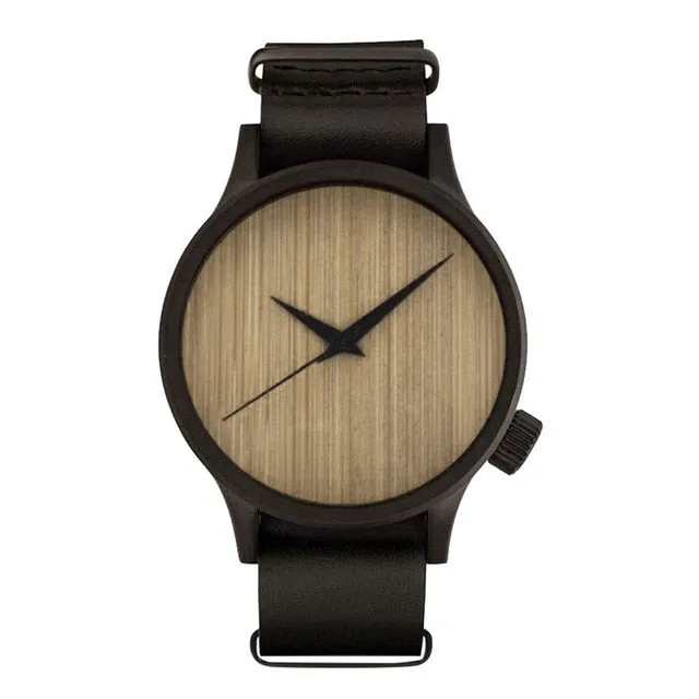 Casual Bamboo Watch Analog Wristwatch Fashion Wooden Watch Business Men's And Women's Watches Female Clock