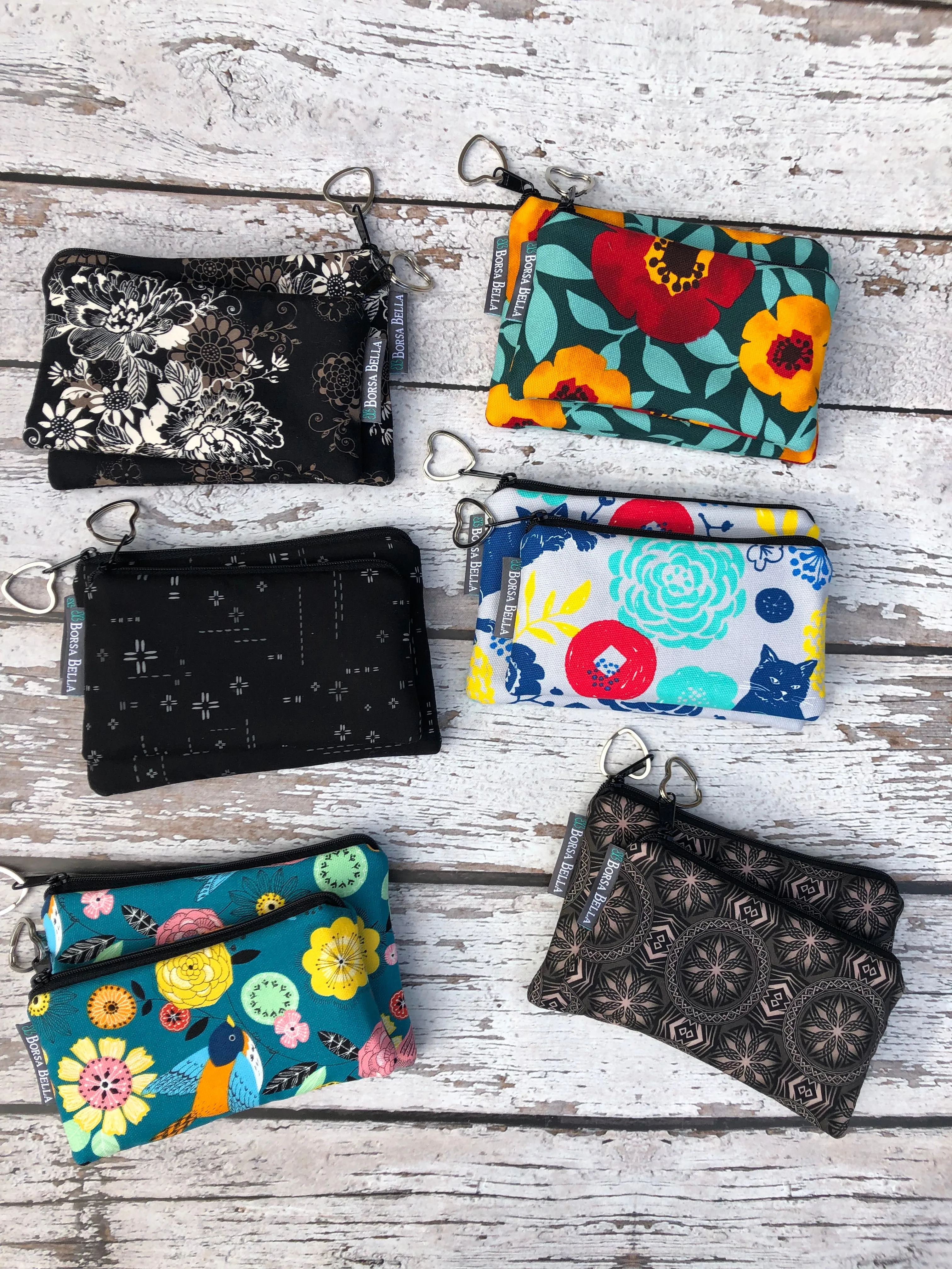 Catch All Zippered Pouch - Urban Jungle Fabric