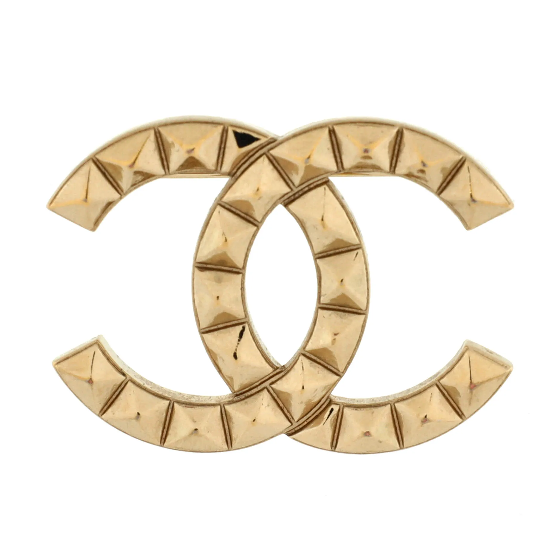 CC Stud Brooch Metal