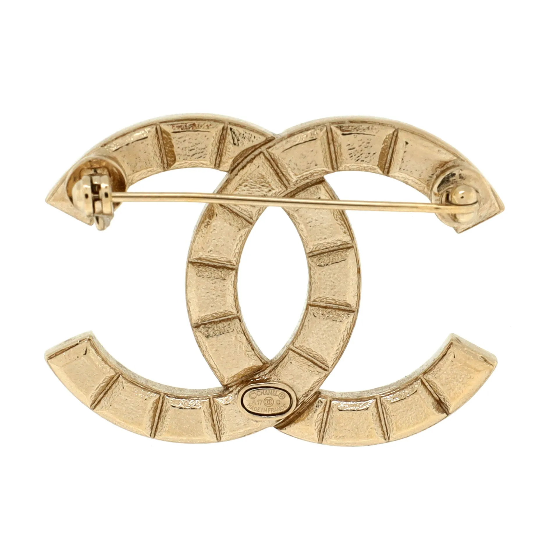 CC Stud Brooch Metal