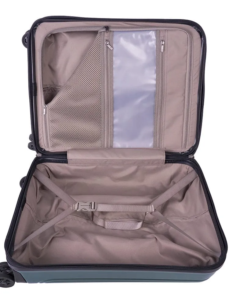Cellini Tri Pak 4 Wheel Carry On Trolley Includes 1 Large Packing Cube 110553