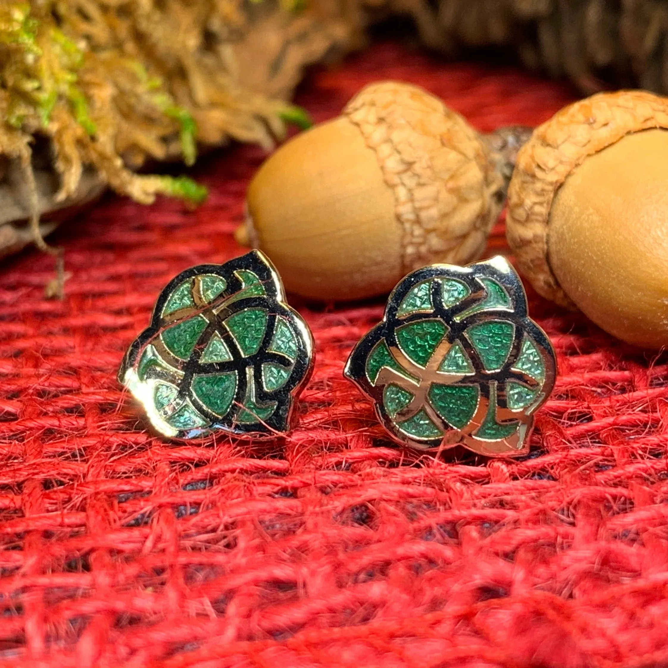 Celtic Knot Stud Earrings