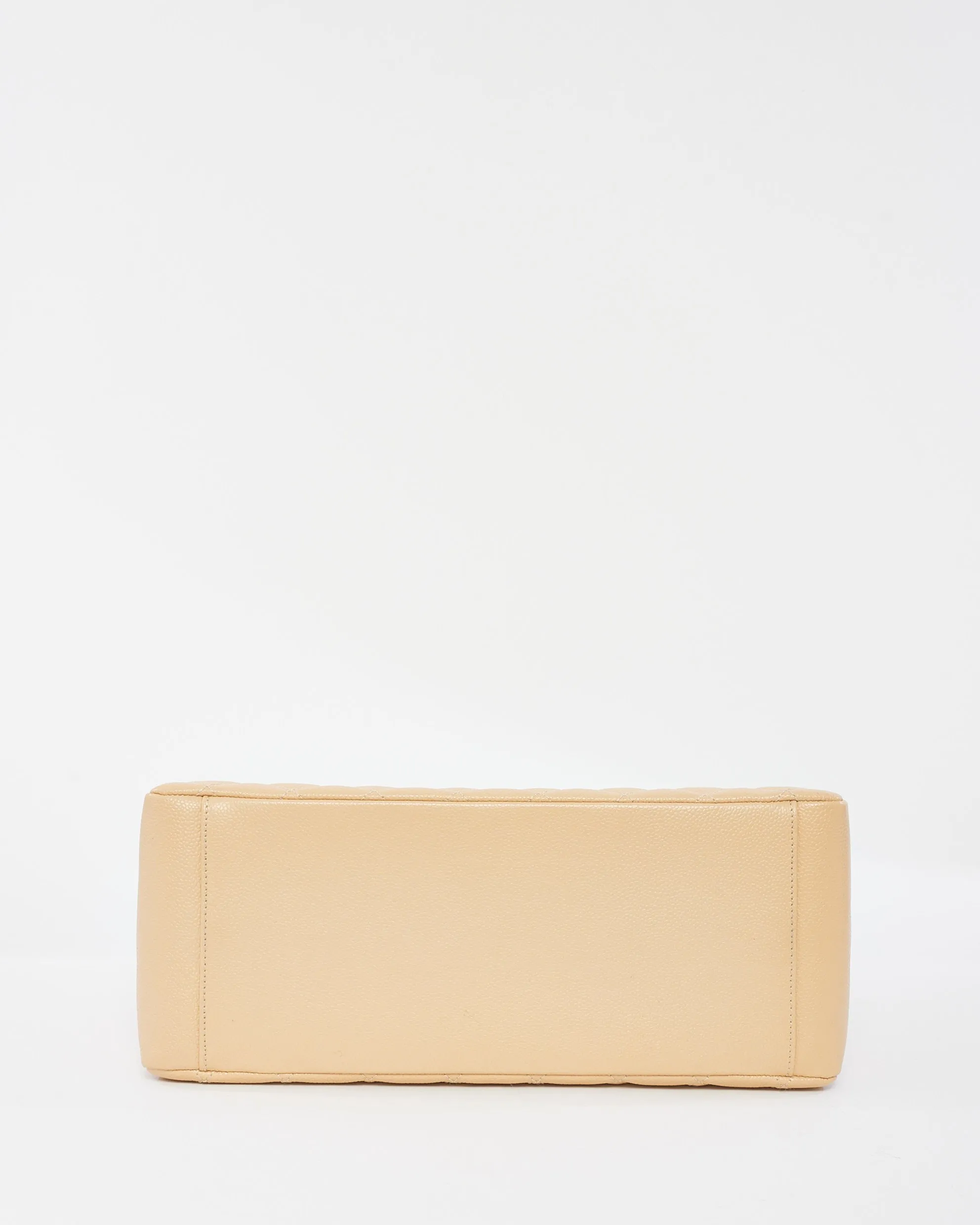 Chanel Beige Caviar GST Grand Shopping Tote Bag