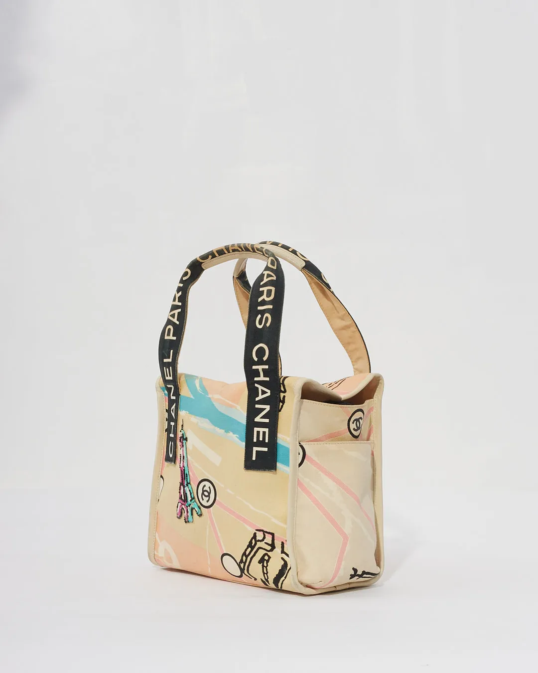 Chanel MuIti Colour Fabric Tote