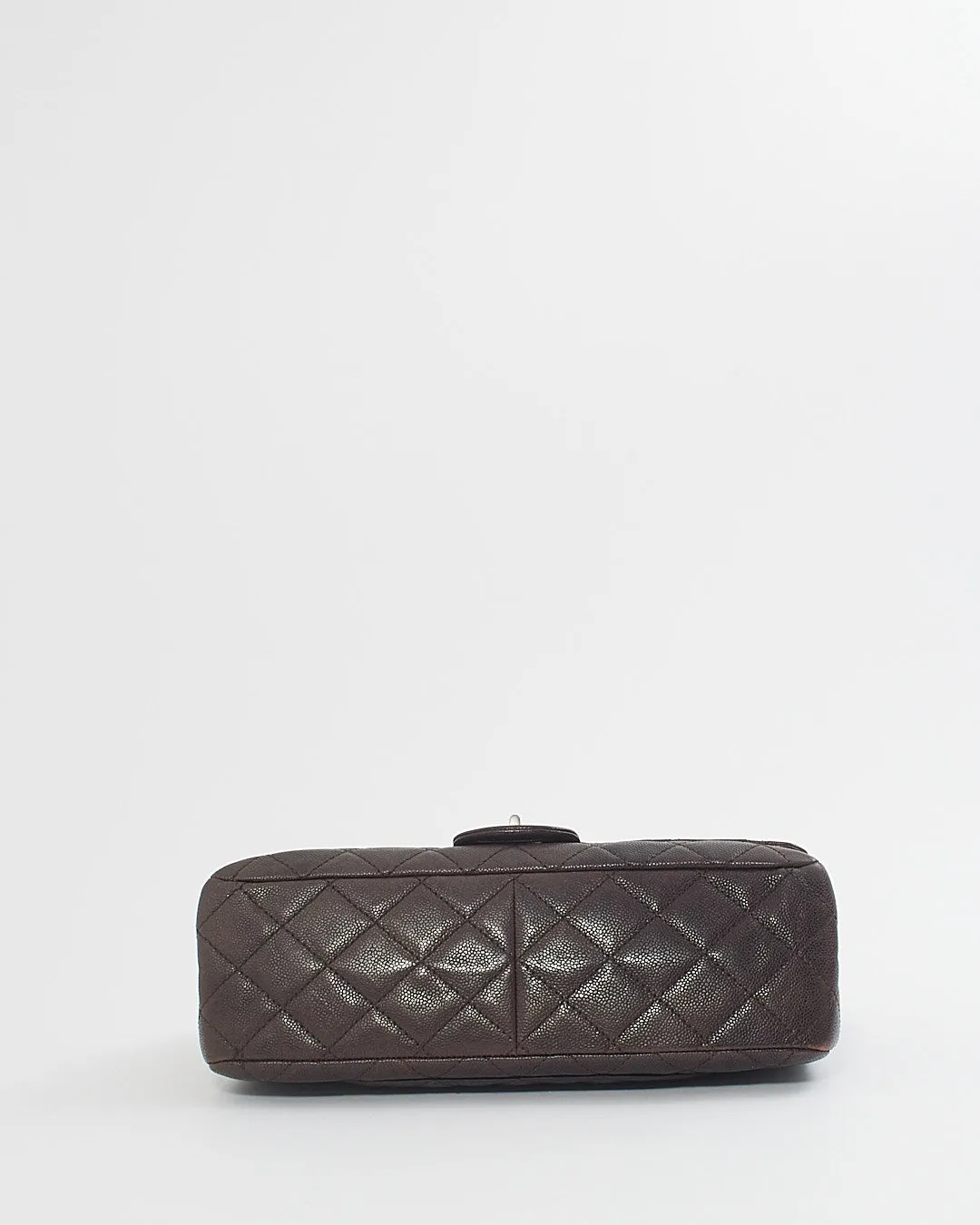Chanel Plum Quilted Caviar Leather 2.55 Reissue 227 Double Flap Bag