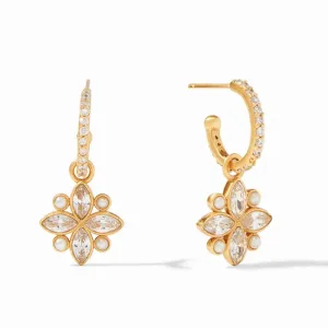 Charlotte Hoop & Charm Earrings