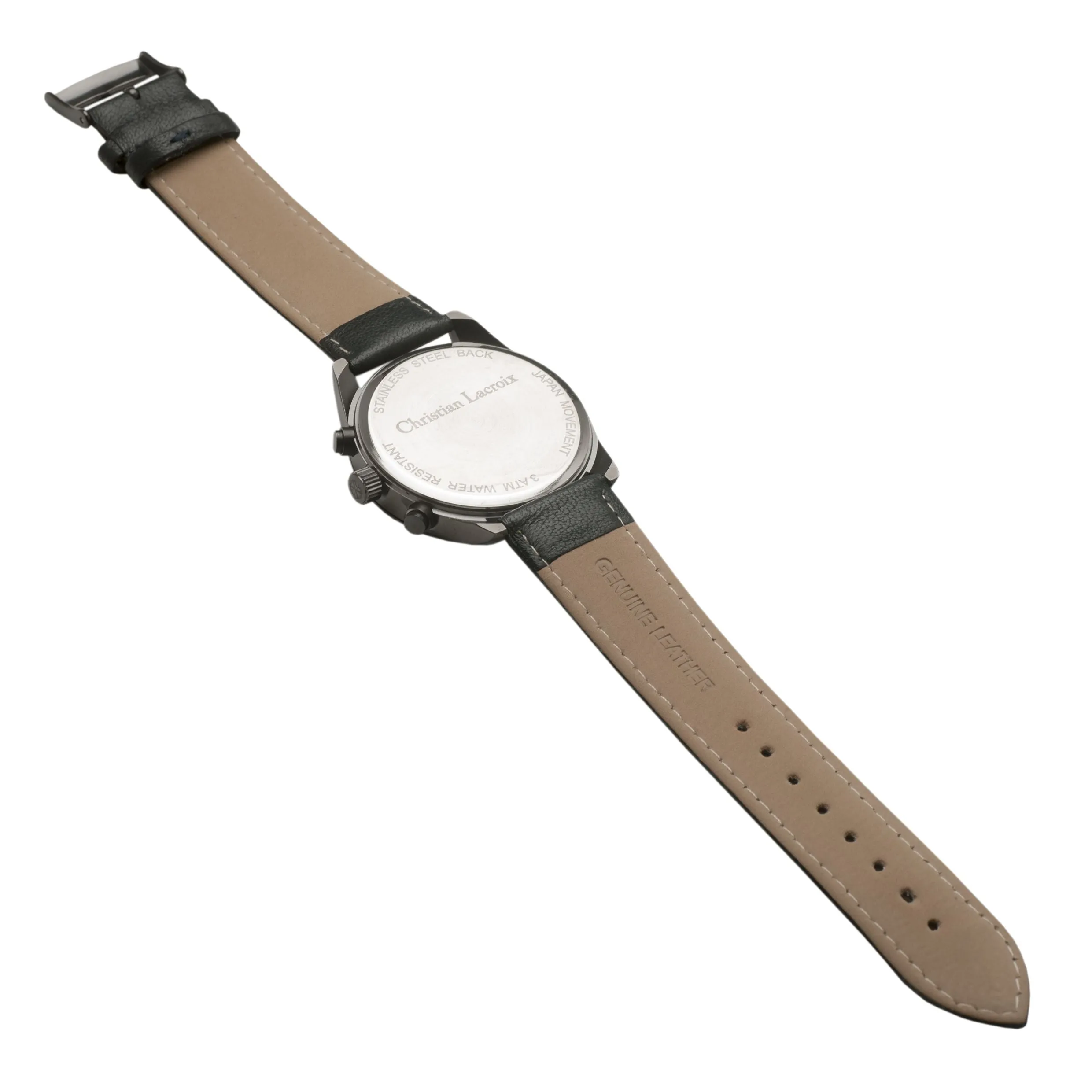 Christian Lacroix LMK770J-Chronograph Textus Leather Grey