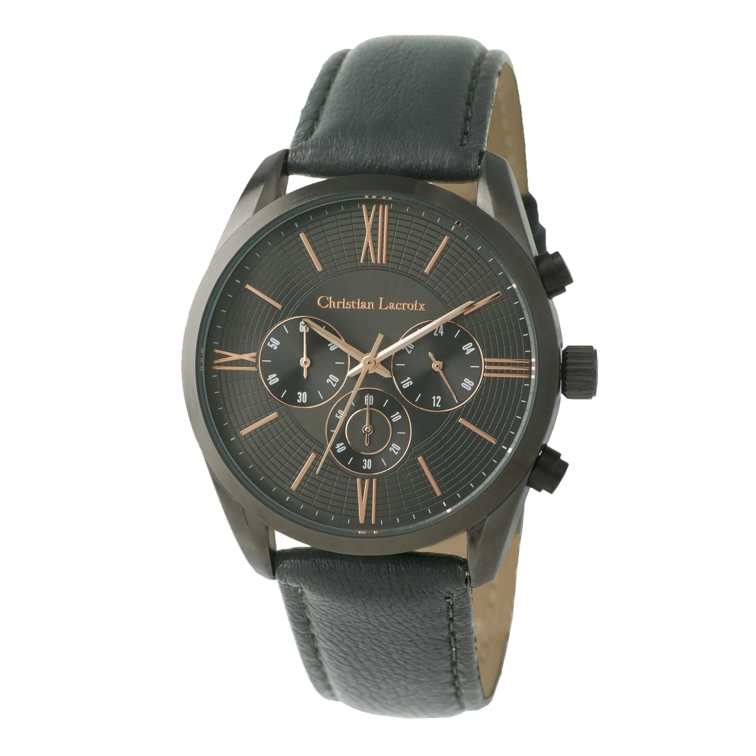Christian Lacroix LMK770J-Chronograph Textus Leather Grey