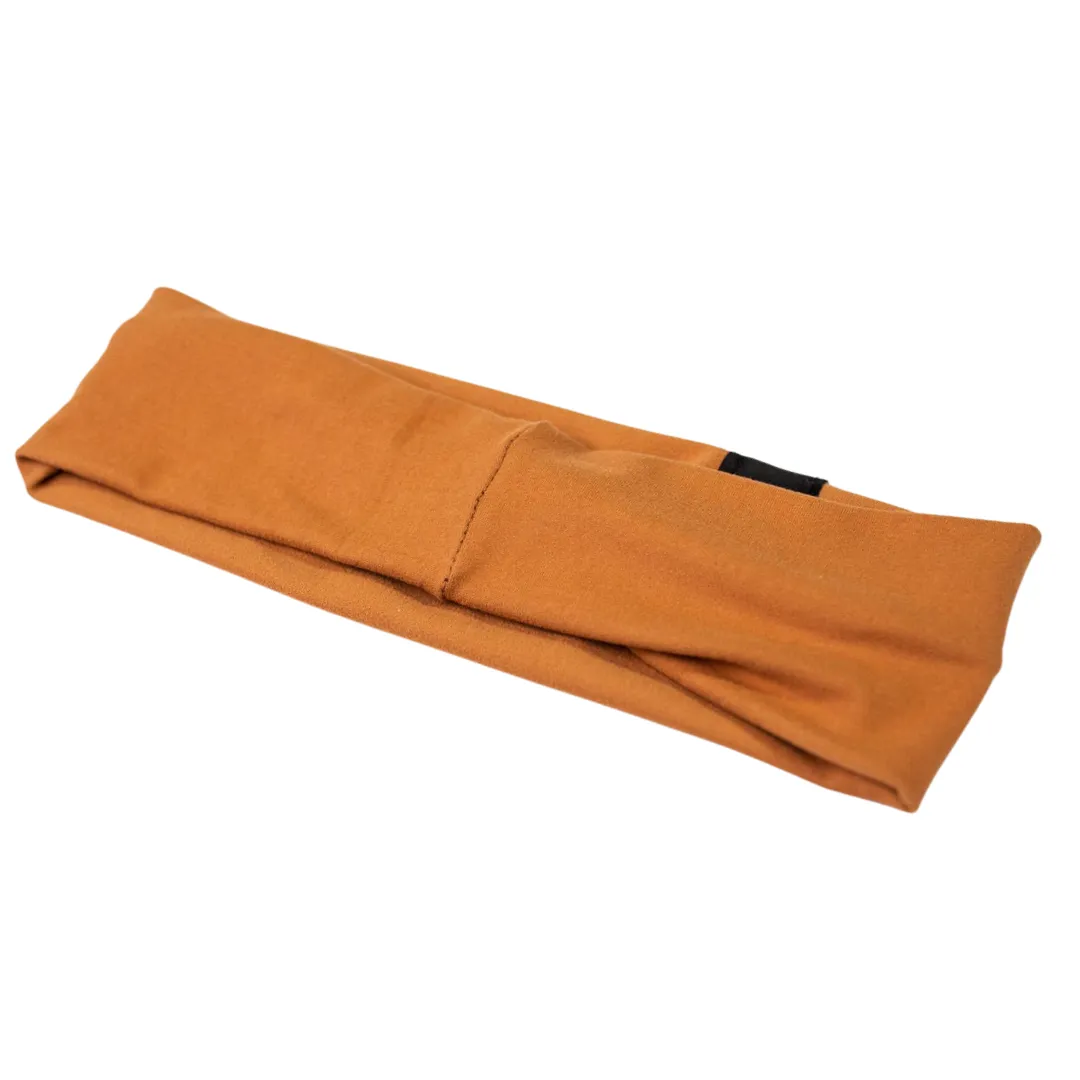 Classic Logo Headband - Tan