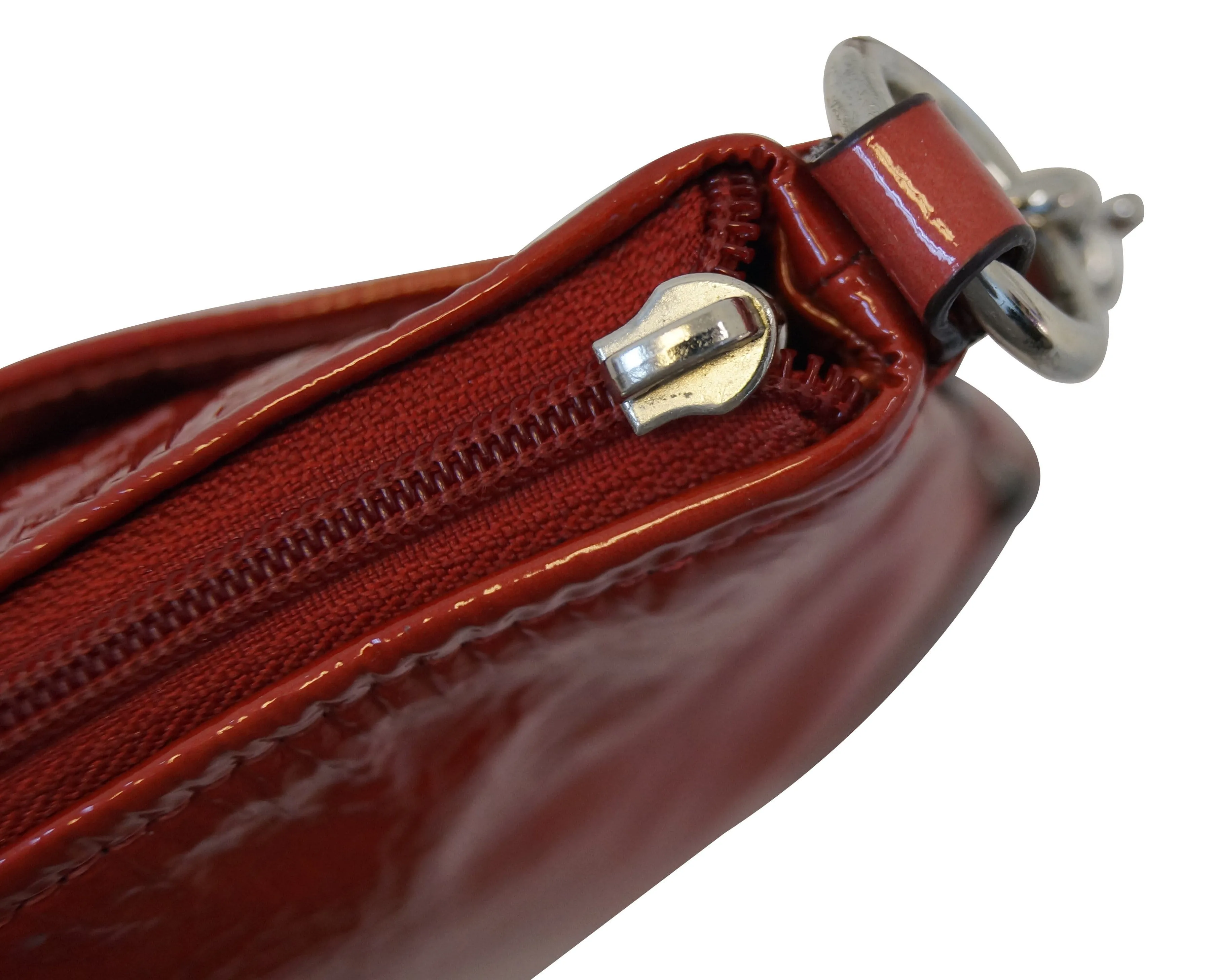 COACH Chelsea Paprika Red Patent Leather Katarina Crossbody Bag - Last Call