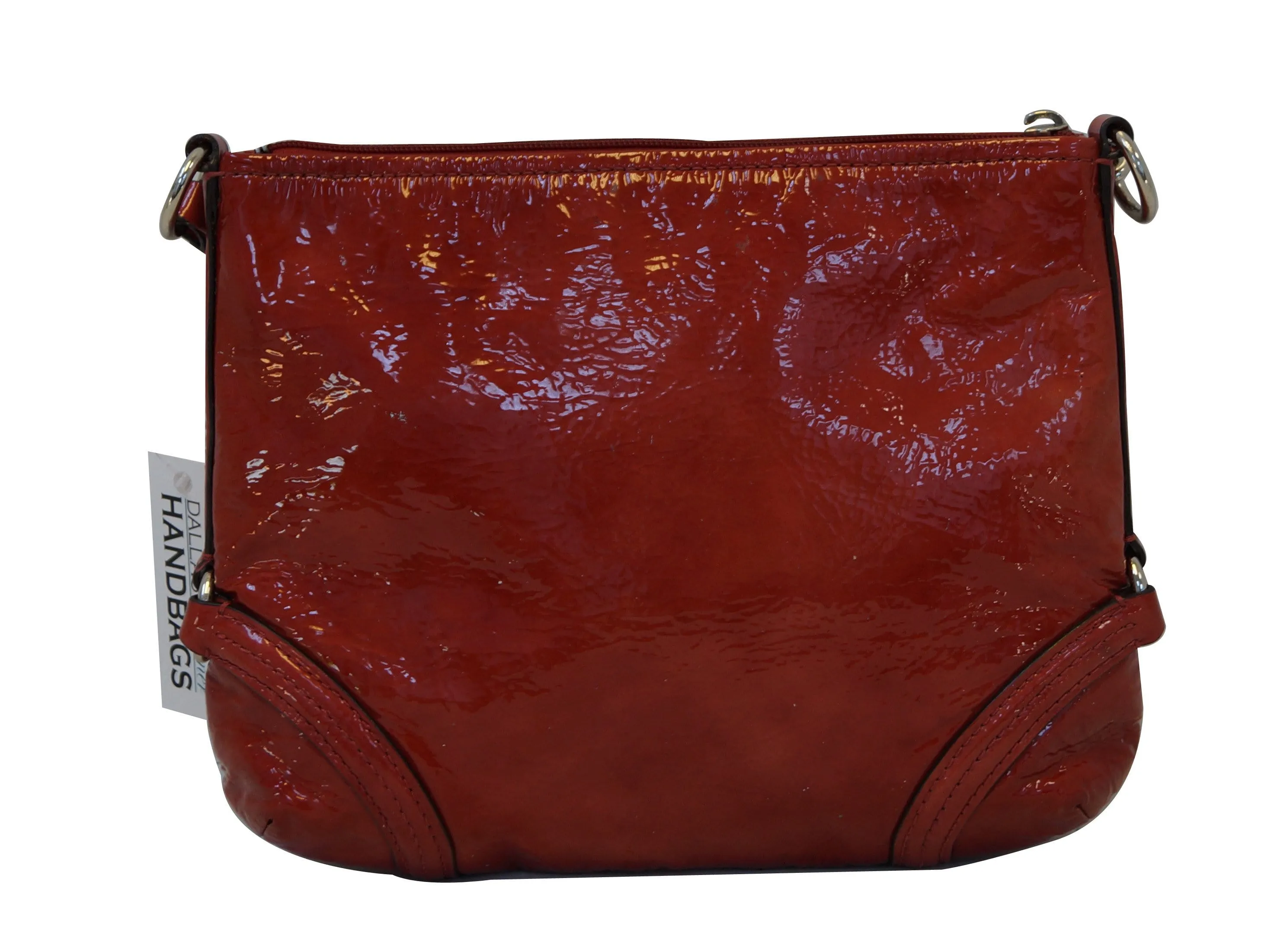 COACH Chelsea Paprika Red Patent Leather Katarina Crossbody Bag - Last Call