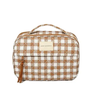 Companion Cosmetic Brown Gingham