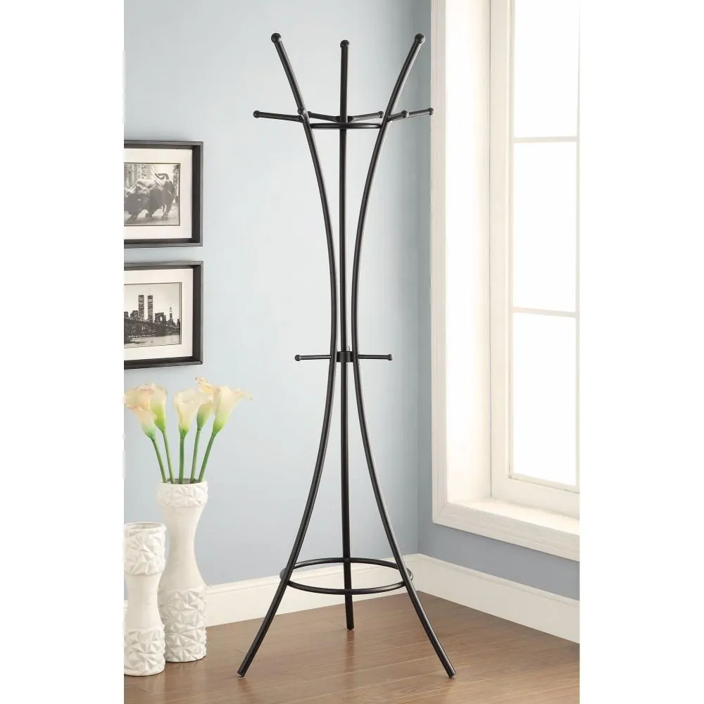 Contemporary Metal Coat Rack