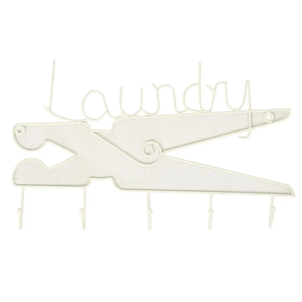 #COP3631 Metal Wall Mounted Clothes Pin Coat Rack