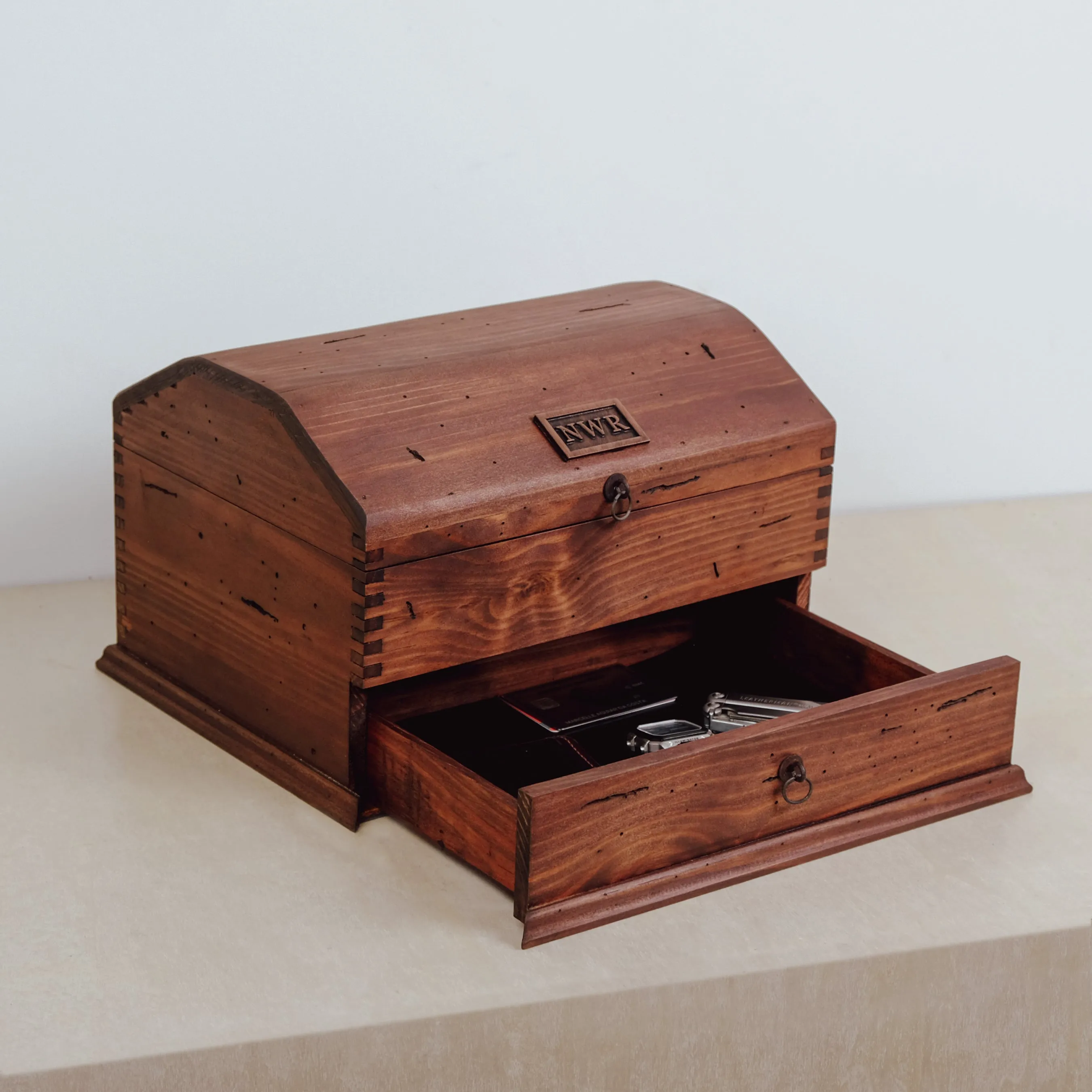 Curved Watch Box No.8 with Drawer