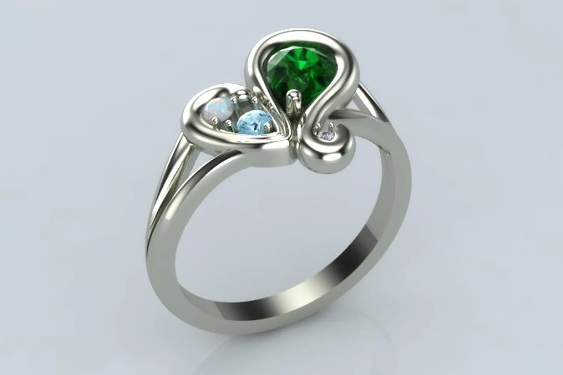 Custom 40th Anniversary Ring