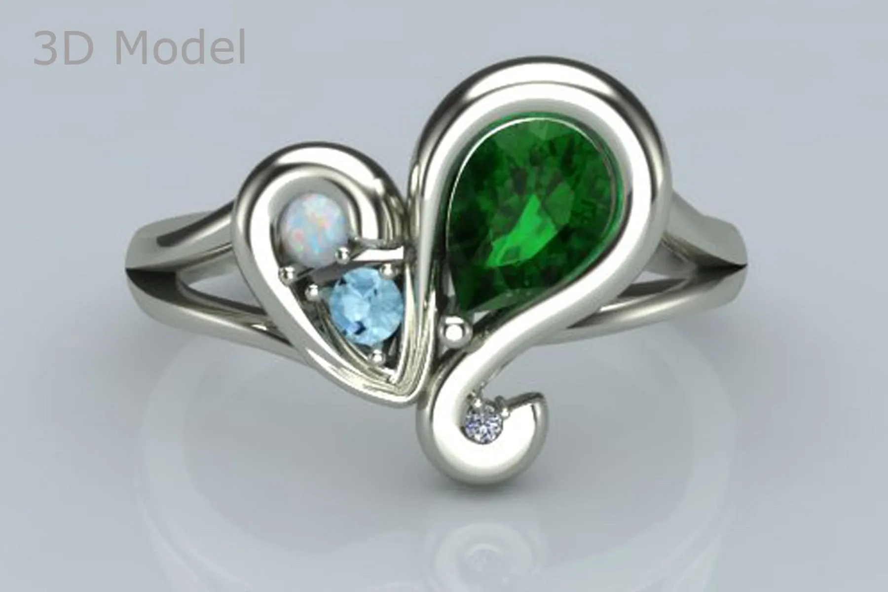 Custom 40th Anniversary Ring