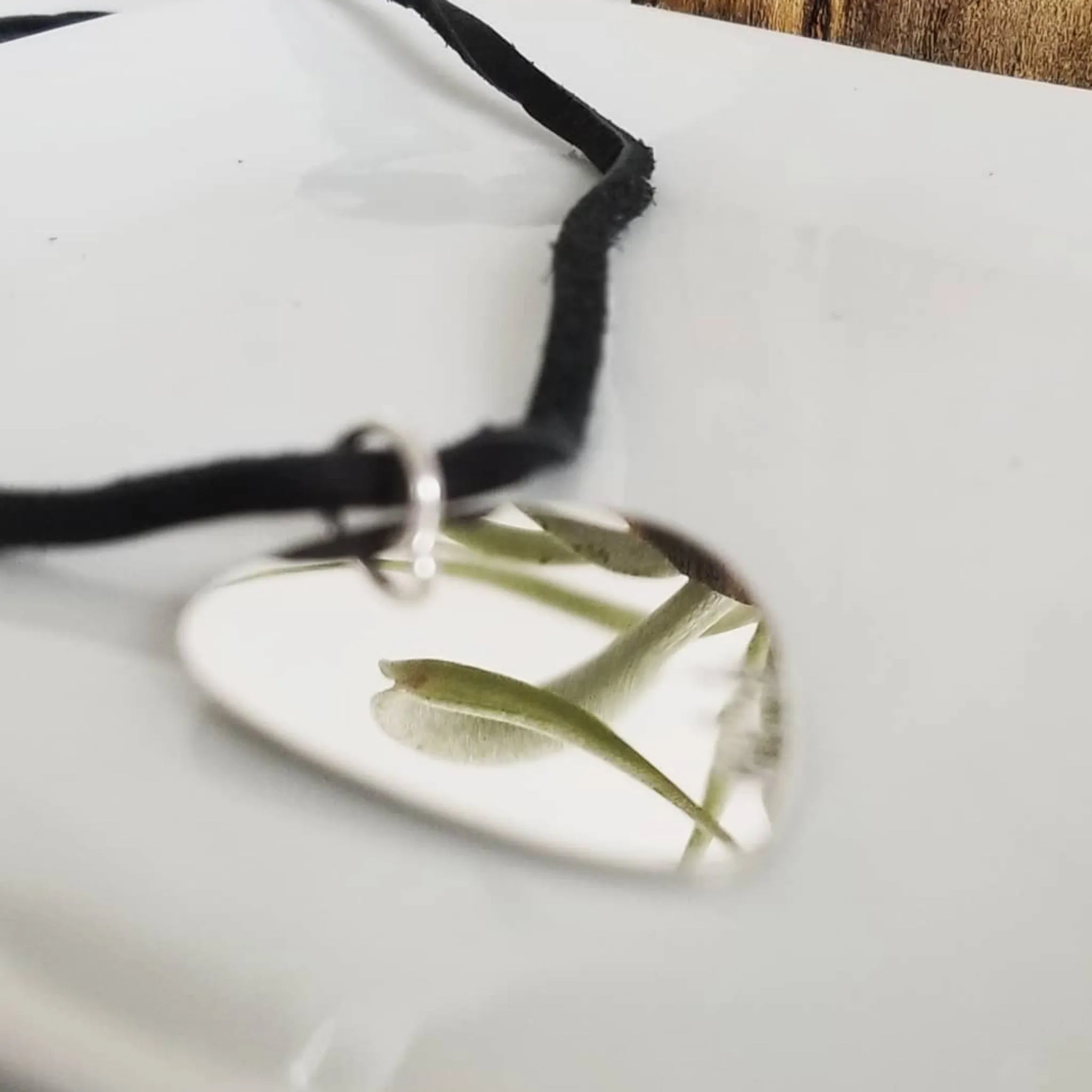 Custom Guitar Pick Necklace - Sterling Silver