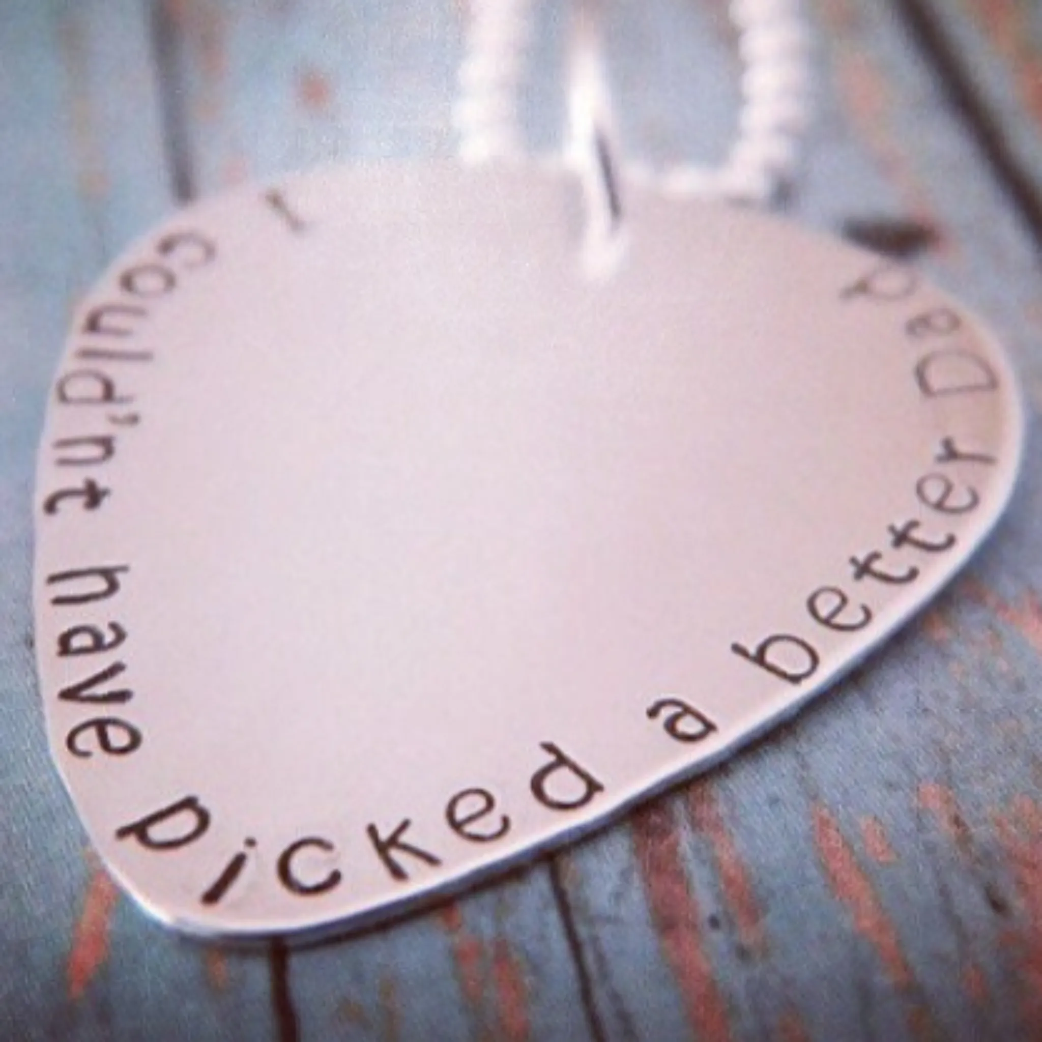 Custom Guitar Pick Necklace - Sterling Silver