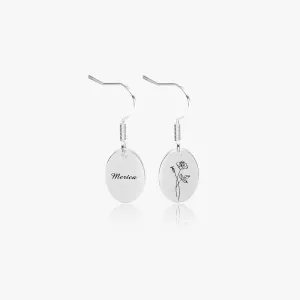 Custom Minimalist Rose Earrings