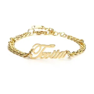 Custom Name Cuban Anklet/Bracelet