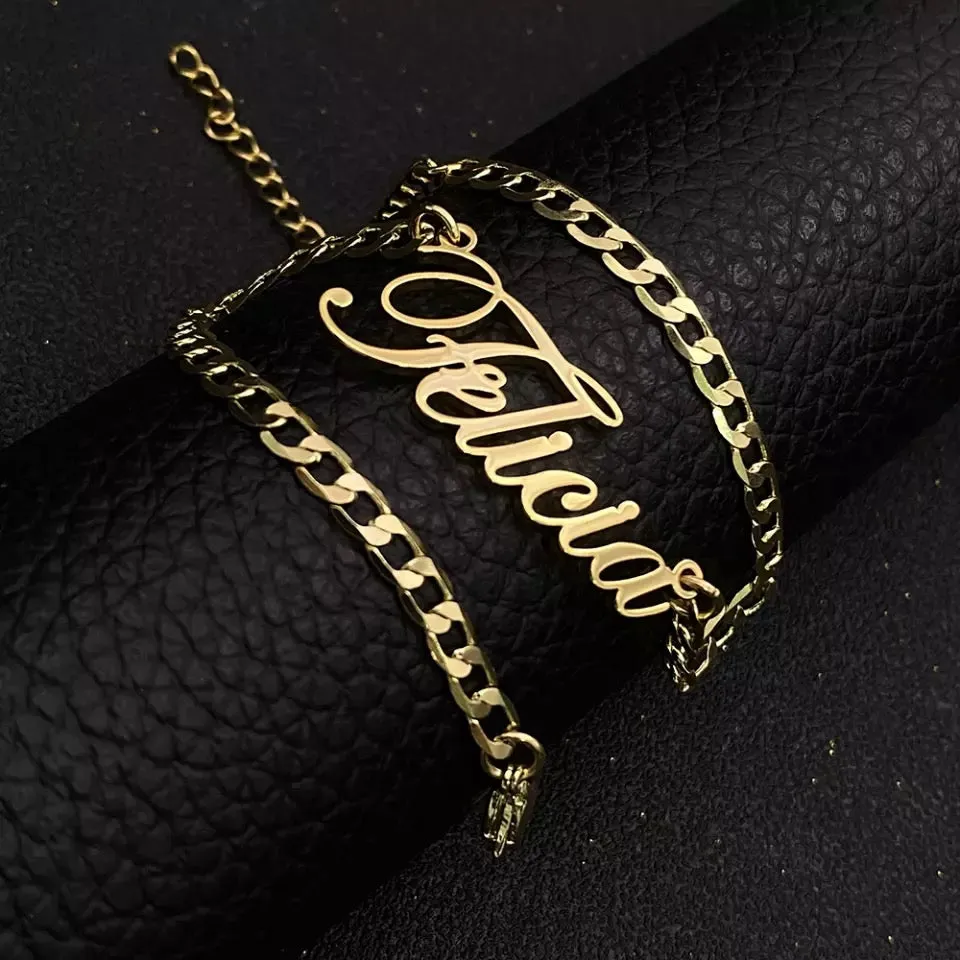 Custom Name Cuban Anklet/Bracelet