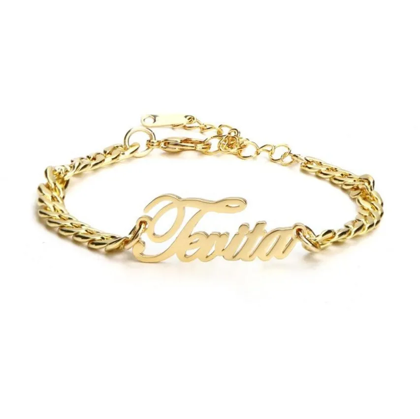 Custom Name Cuban Anklet/Bracelet