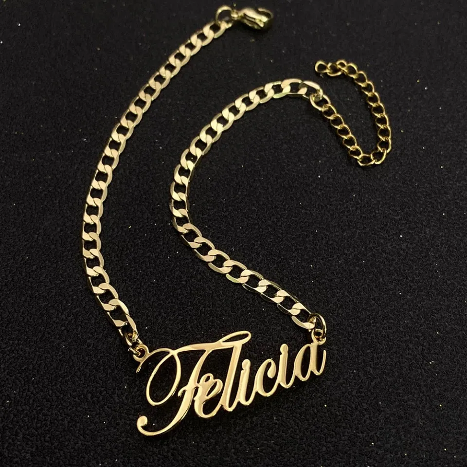 Custom Name Cuban Anklet/Bracelet