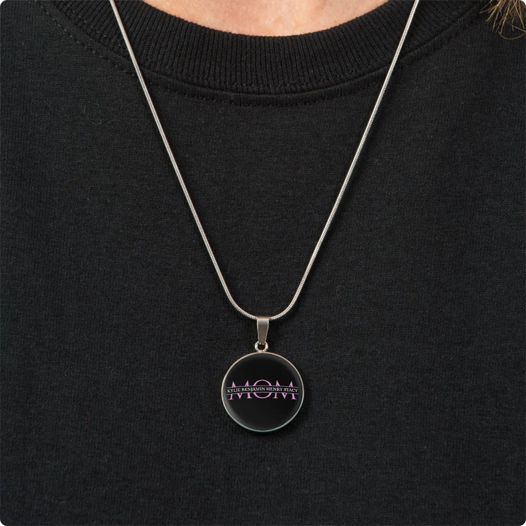 CUSTOM NAMES MOM NECKLACE