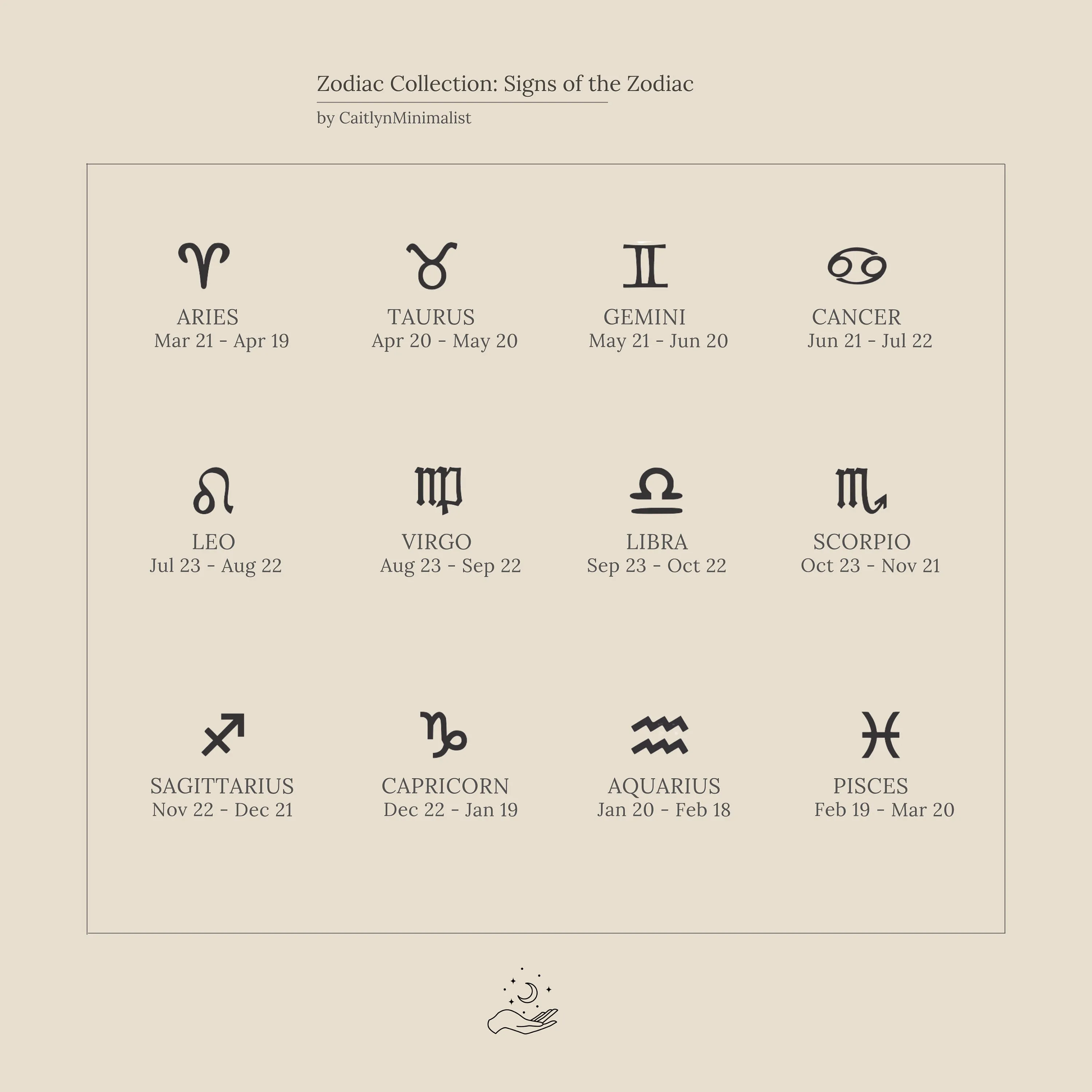 Custom Tiny Zodiac Studs Earrings