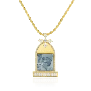 Custom Tombstone Photo Pendant