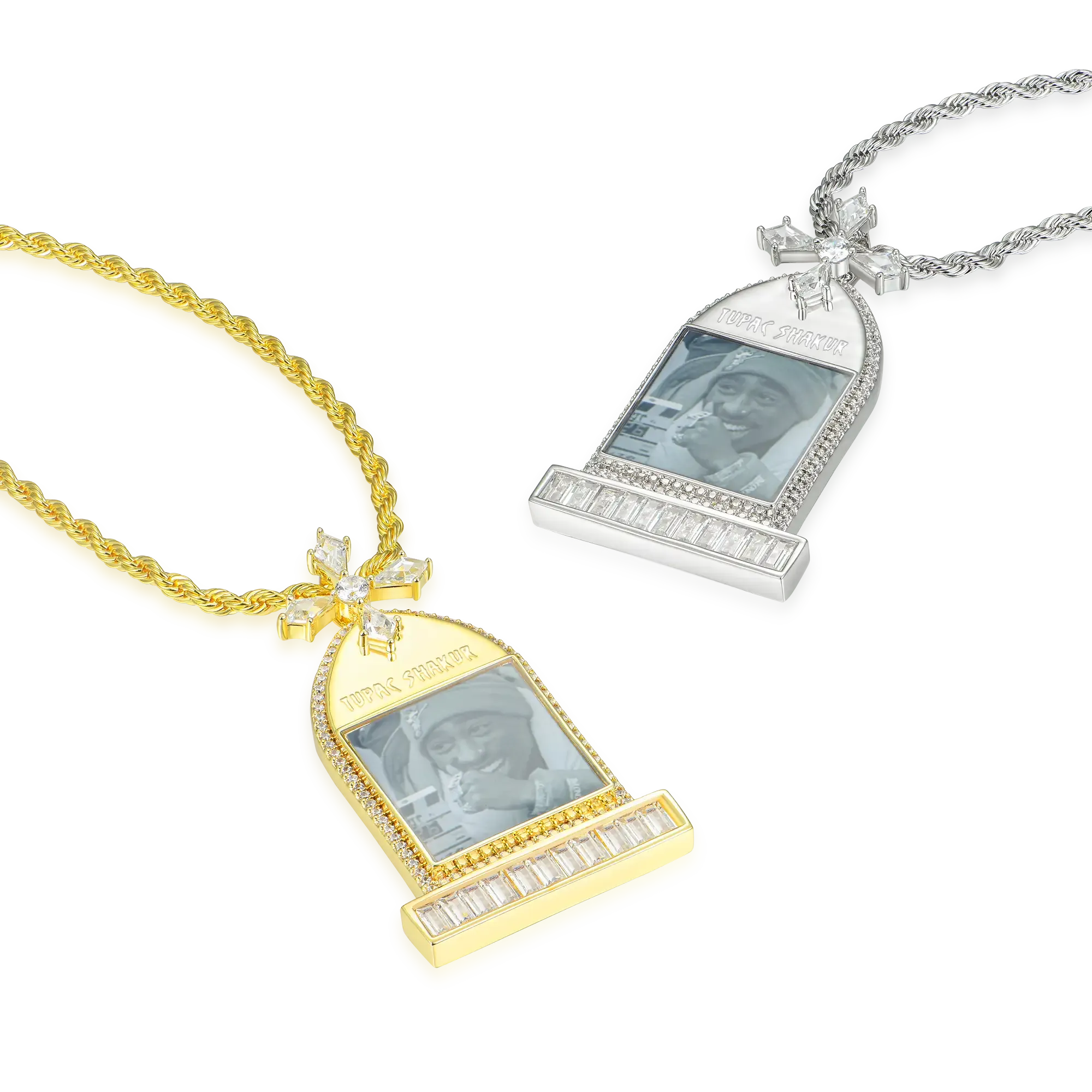 Custom Tombstone Photo Pendant