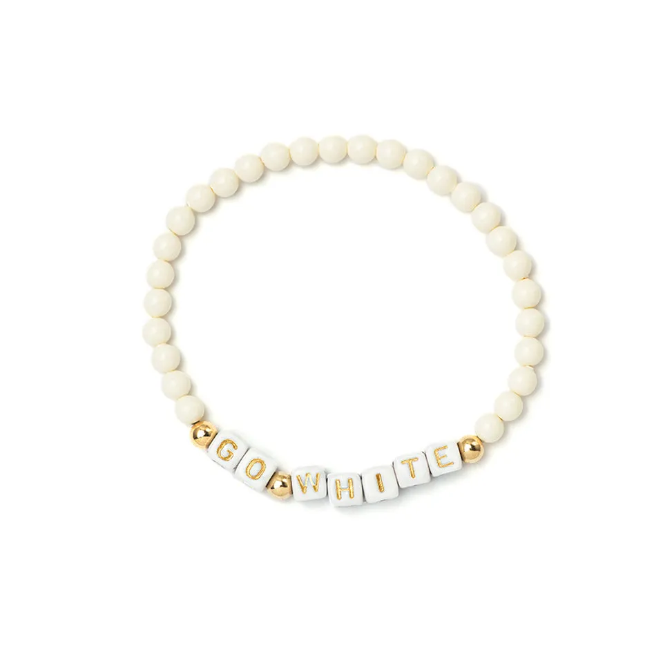 Custom White Bracelet