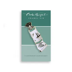 Cutout Paint Tube Enamel Pin
