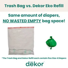 Dekor Eko Mini Diaper Pail Refills (2-Pack)