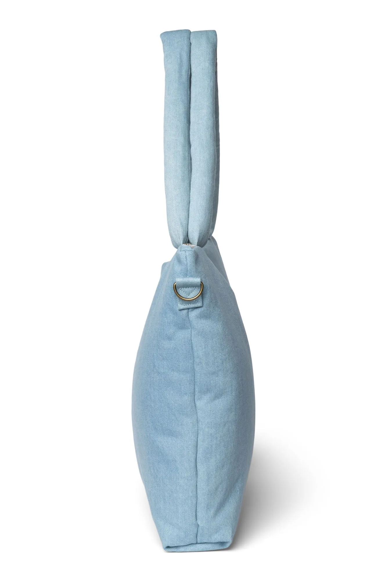 Denim Solid Diaper Bag
