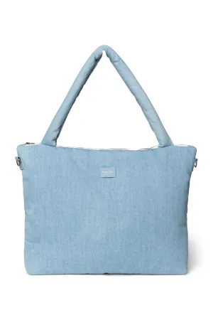 Denim Solid Diaper Bag