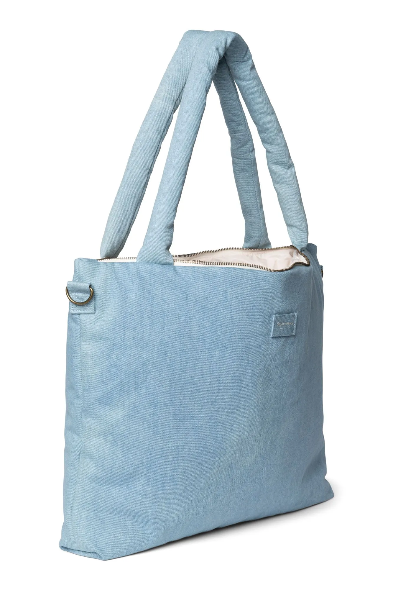 Denim Solid Diaper Bag