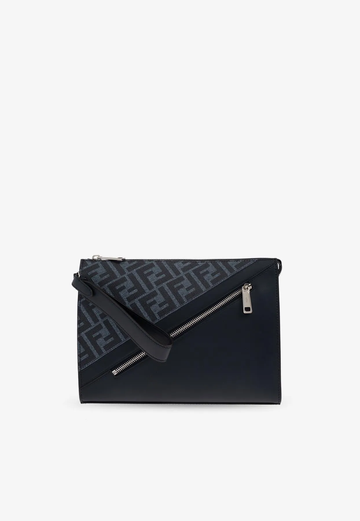 Diagonal FF Monogram Flat Pouch Bag