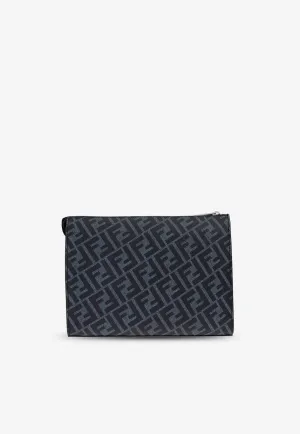 Diagonal FF Monogram Flat Pouch Bag