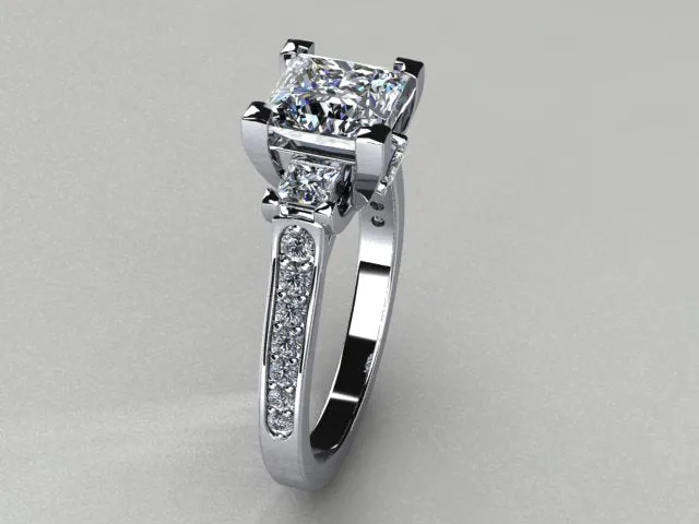 Diamond Bridal Set Designed By Christopher Michael
