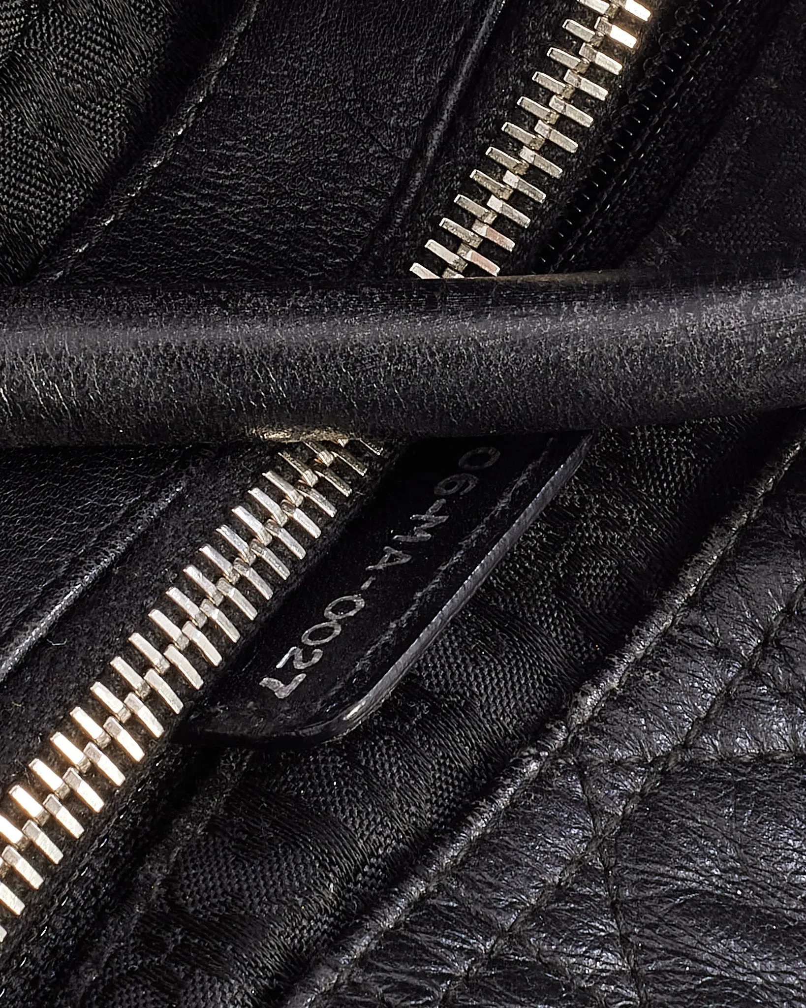 Dior Black Vintage Cannage Leather Tote Bag