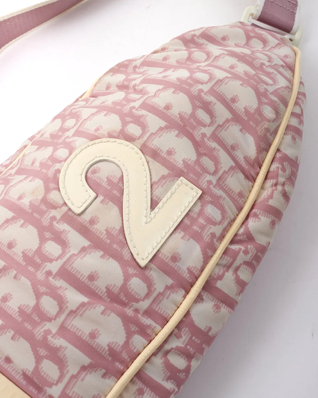 Dior Pink Coated Canvas Diorissimo Girly Bum Bag